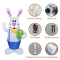thumbnail image 3 of 6Ft Easter Inflatable Bunny LED Lights Luminous Holiday Venue Decoration, 3 of 8