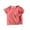 Watermelon Red, variant on Gunia Solid Color T Shirts For Child Girls Size 18-24 Months Short Sleeve Crew Neck Mint Green Tops Infant Girls Summer Breathable Tee Shirts