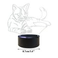 children night light Atmosphere creation Room Colorful Cute Cat 3D Desk