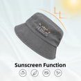thumbnail image 4 of Gorro de pescador de algodón unisex con diseño de cómic de Peanuts, gorra vaquera de pescador con Snoopy, Charlie Brown y Woodstock, elegante para deportes al aire libre, 4 of 5