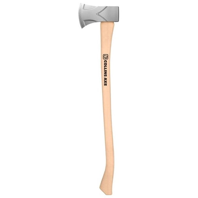 Collins 35 x 4 lbs Single Bit Hickory Forged Carbon Steel Axe, Assorted