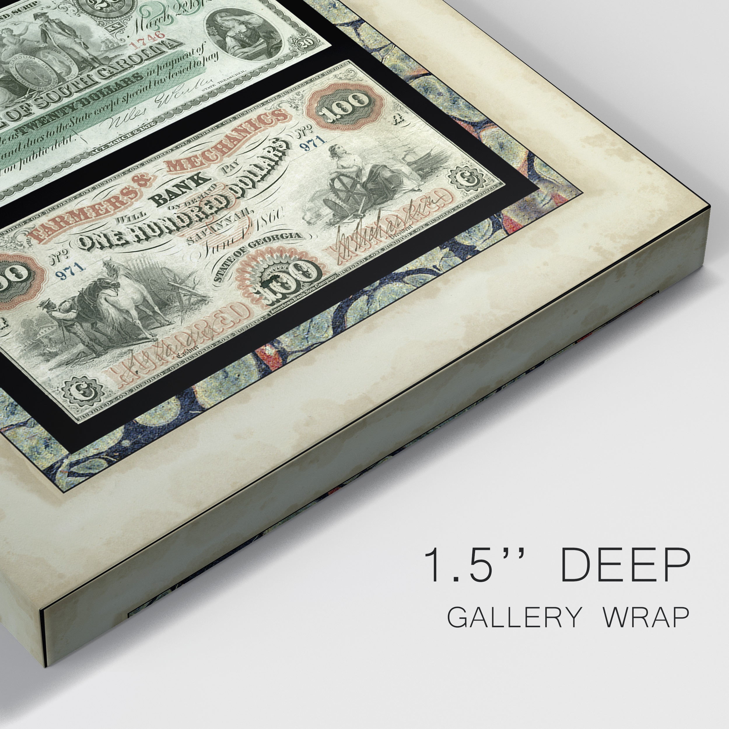 Money Money Money III Premium Gallery Wrapped Canvas - Ready to Hang