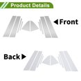 thumbnail image 3 of Unique Bargains Door Pillar Window Trim for Chevy Cruze 2011-2015 Silver Tone Front Rear Left Right Anti Scratch Sticker Pillar Posts Cover 10 Pcs, 3 of 8