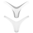 thumbnail image 3 of dPois String Aguichant en Forme de V pour Femmes -t-back Mini Bikini pour Fête à la Piscine Blanche G, 3 of 7