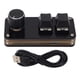 thumbnail image 2 of Mini Teclado Mecánico Con Cable, Retroalimentación Rápida, Acrílico, 2 Teclas, Teclado Mecánico Para Juegos, 2 Teclas, 1 Perilla Para Oficina, 2 of 7