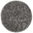 thumbnail image 2 of Safavieh Flokati Augustin Solid Shag Area Rug, Charcoal, 6'7" x 6'7" Round, 2 of 11