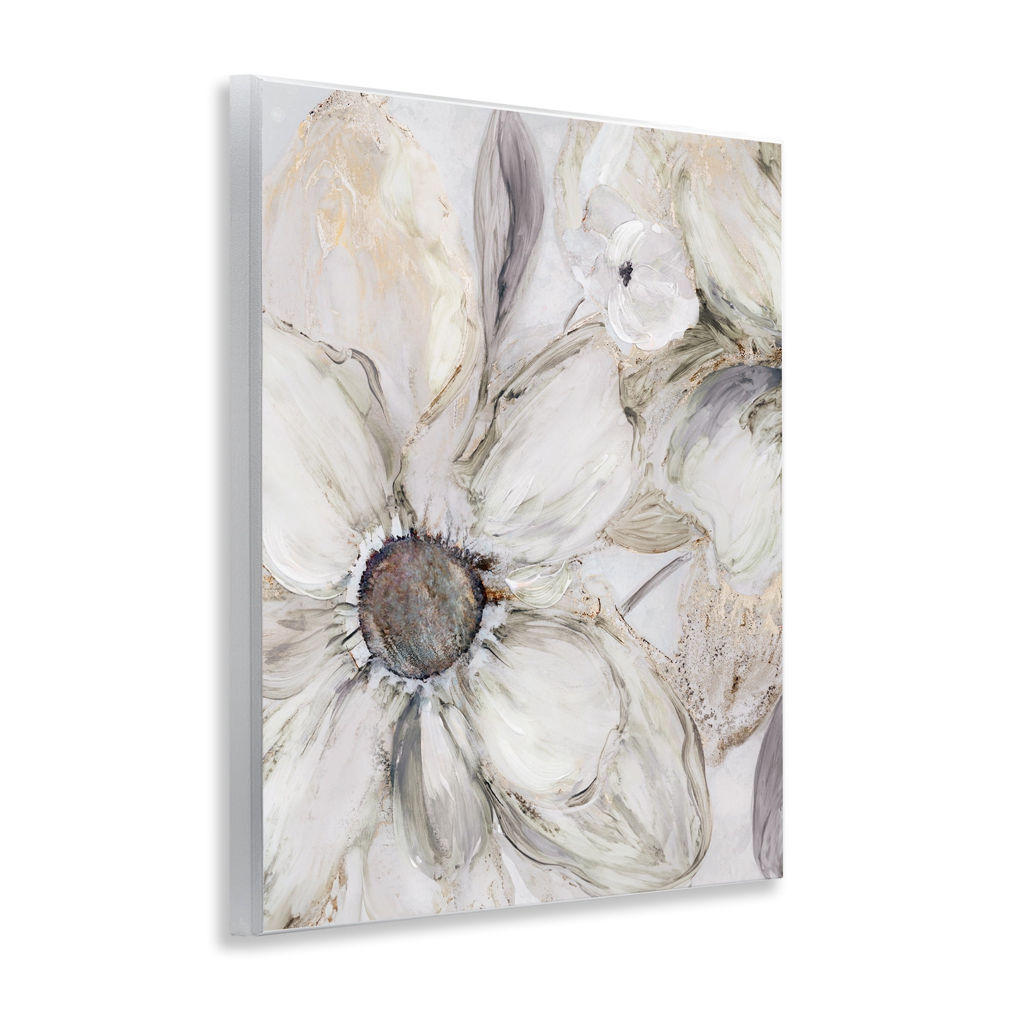 Stupell Industries Neutral Sandstone Blooms Wall Plaque Art, design by Carol Robinson