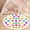 Color 1, variant on Washable Non Slip 4ft Round Rug, BAROQUE RENAISSANCE FLORAL Circle Area Rugs with Tassels Carpet for Nursery Bedroom Living Room Playroom Tent Rug Tent Castle