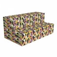 thumbnail image 1 of City Foldable Mattress, Metropolitan Architecture Art, 78.7" x 47.2", Multicolor, by Ambesonne, 1 of 6