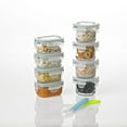thumbnail image 6 of Glasslock Homemade Baby Food BPA Free Glass Storage Containers 18 Piece Set, 6 of 7