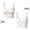 thumbnail image 5 of Picia Dachshund Dog Puppy Sports Bra for Women,Padded Strappy Sports Bras Medium Support Yoga Bra with Removable Cups,Running Yoga Bra-X-Large, 5 of 9