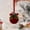 B-1B Home Decor, variant on karymi Flocked Christmas Window Decorations 14.17x7.68x3.35 Inch Red Plastic Hanging Pendants for Tree Holiday Festive Displays Holiday Gifts Tailgating Tailgating up to 60% off