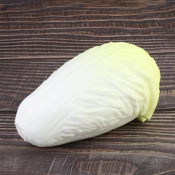 Verduras de cocina para realistas, repollo pequeño, comida, juguetes de cocina, tienda, tienda, accesorios para juegos de simución, accesorios Repollo amarillo perfecl Verduras Artificiales Realistas