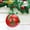 Red, variant on Suncoda Christmas Ball Ornament, Polypropylene Red