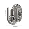 thumbnail image 4 of Shelf 4Pcs Silver Black Telescopic Slipper Rack Wall Mounted Shower Shoe Organizer for Bathroom Kitchen Living Room Caravan Rkxzt, 4 of 8