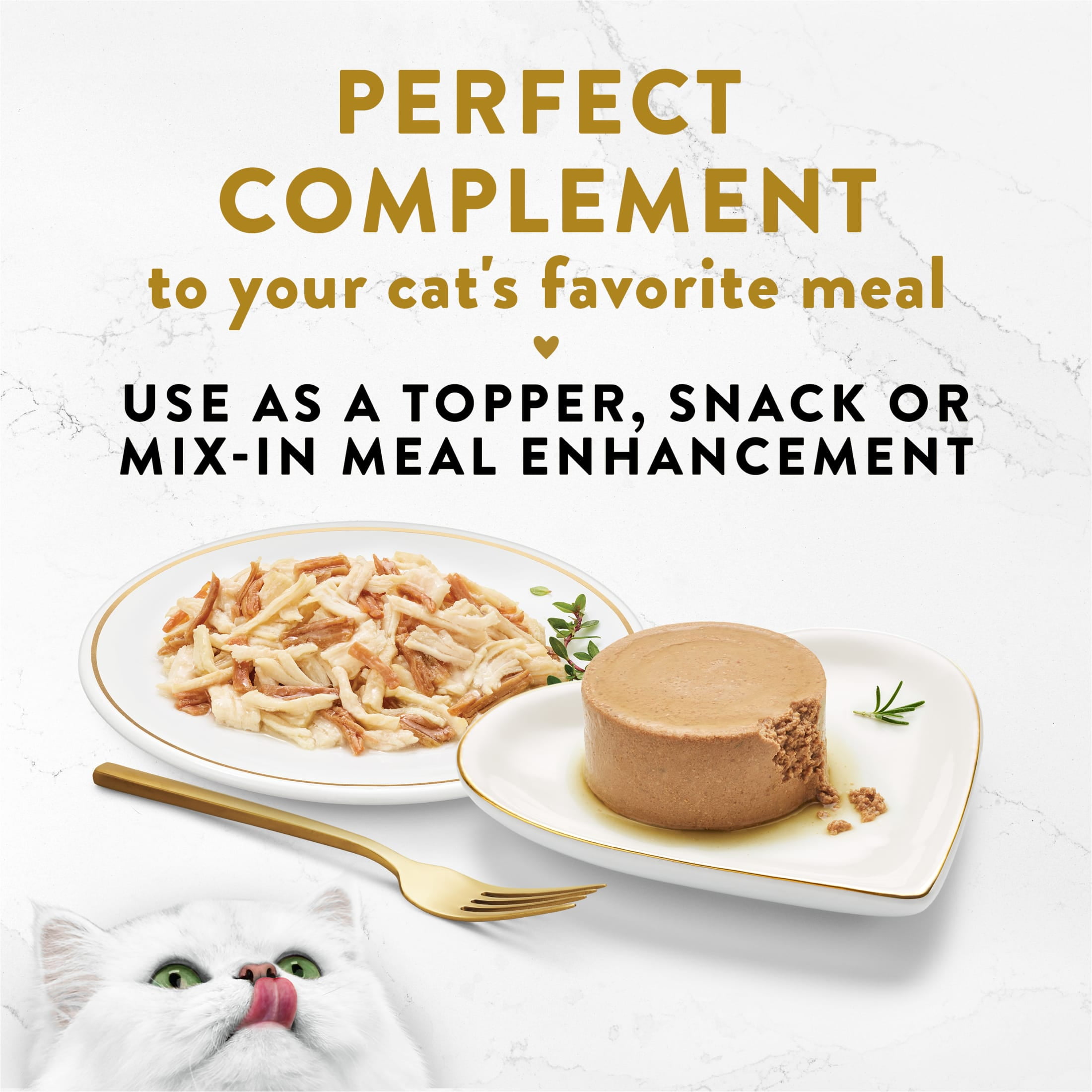 (6 pack) Purina Fancy Feast White Meat Chicken & Shredded Beef Appetizer for Cats, 1.1 oz Tray