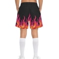 thumbnail image 7 of Cethrio Boys Beach Shorts, Elastic Waist Stretchy Fashion Relaxed Fit Board Shorts Hot Pink Size 6, 7 of 7