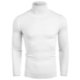 thumbnail image 2 of nine bull Men's Turtleneck Sweater Slim Fit Lightweight Knitted Pullover Sweater Casual Long Sleeve Top, 2 of 6