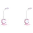 thumbnail image 4 of Lámpara de escritorio LED recargable Naiovety con puerto de carga USB color rosa 2Conjunto, 4 of 6