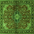 thumbnail image 1 of Ahgly Company Indoor Square Persian Green Traditional Area Rugs, 7' Square, 1 of 1