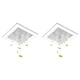 thumbnail image 1 of 2X Repuestos para Cubierta de Ventilador de Escape de Baño de 30 X 30 cm, para Rejilla de Ventilación Cuadrada de Baño y Ventilador de Techo., 1 of 5