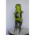 thumbnail image 5 of Nifao Green frog playing saxophone bronze statue – Home Decor Sculpture, 23"L x 15"W x 30"H, 5 of 8