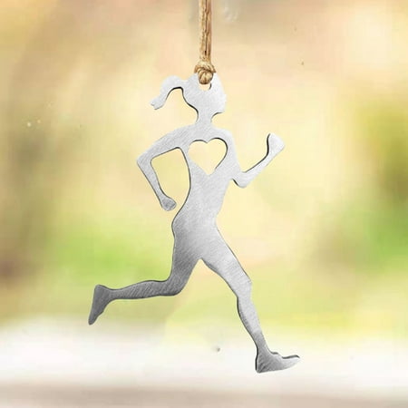 

Running Love Men s And Women s Sports Metal Pendant