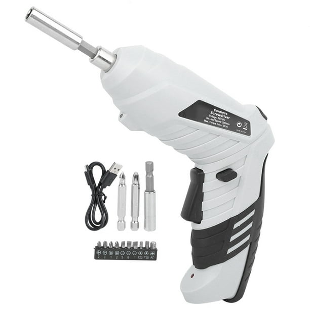 Kit De Taladro Con Mandril De 0,3 Pulgadas De Potencia De 3,6 V, Kit De Taladro Con Destornillador A Batería, Instalación De Pequeñas Lámparas Para Fijar Tornillos Sueltos