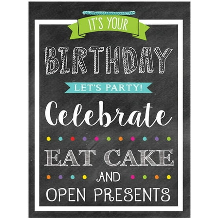 Amscan - Chalkboard Birthday Gift Bag XL