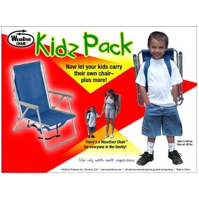 Lightweight Kidz Back-Pack Chair