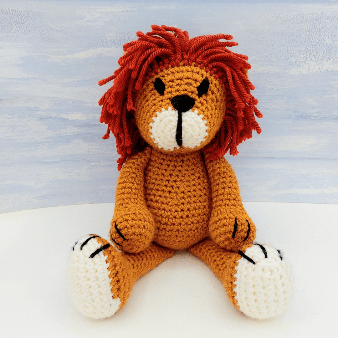 Lion Luxury Crochet Kit - Amigurumi Craft Kit