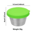 thumbnail image 4 of keepw Condiments Ready For Every Meal Convenient Condiment Cup No Spills No Fuss Green 1Set, 4 of 6