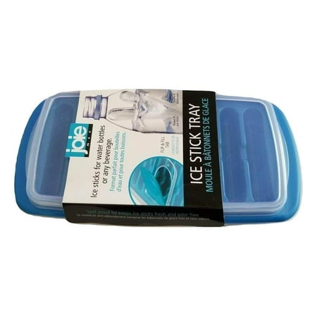 Joie Water Bottle Stick Ice Cube Tray w /Lid - Blue