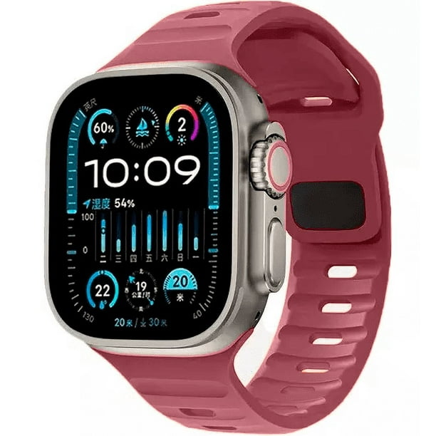 Correa Extensible De Silicona Unisex Sport Ultra M L 38 40 41 mm Para Apple Watch Serie Se 2 3 4 5 6 7 8
