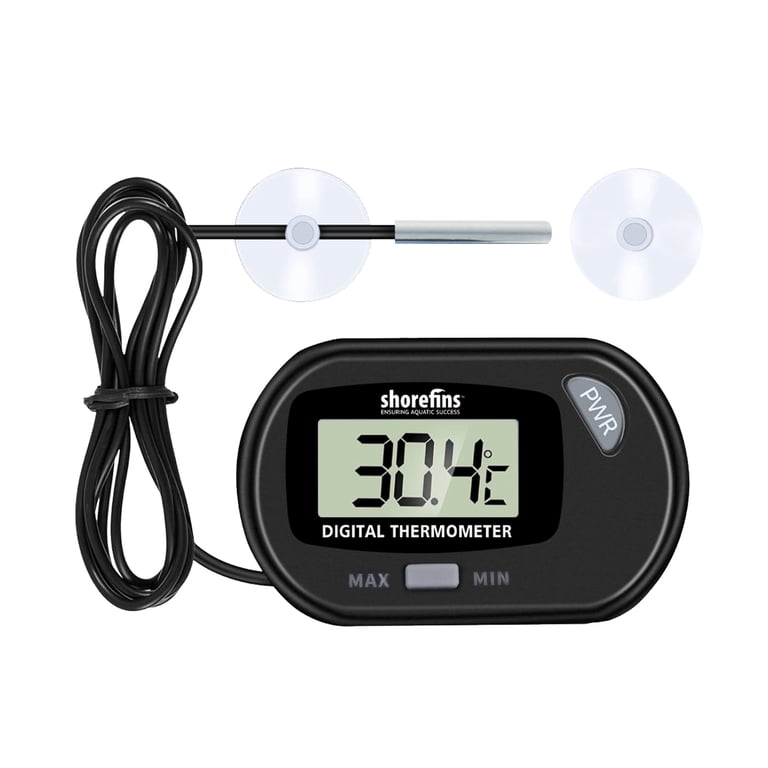 Shorefins LCD Digital Aquarium Thermometer, 158°F Range photo 5