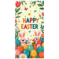 thumbnail image 6 of LUUFILx Happy Easter Backdrop with Bunnies Easter Egg Photography Decorations Garden Party Supplies Background Banner Spring Decor, 6 of 7