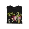 thumbnail image 3 of Motley Crue Yellow - Small Girls Unisex T-Shirt - Black - Small, 3 of 6