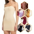 thumbnail image 6 of QRIC Women Seamless Strapless Shapewear Full Slip Body Shaper Tummy Control Under Dresses, 6 of 6