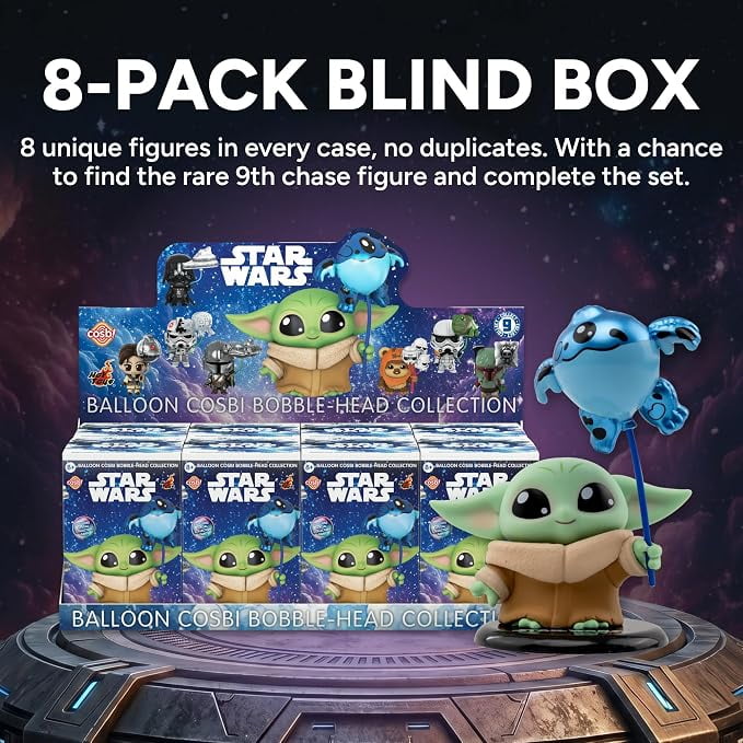 YuMe Star Wars Cosbi Balloon Series Bobble-Head Blind Box