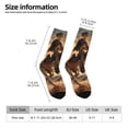 thumbnail image 2 of Fotbe Western Skeleton Cowboy Horse Calcetas Largas con Estampado para Hombre y Mujer – Calcetas de Compresión Transpirables y Elásticas, Viajar y Uso Diario Talla 5-11, 2 of 6