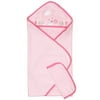Child of Mine by Carters - Hooded Towel and Washcloth, Pink