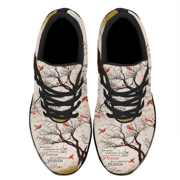 Cardinal There S A Little Bit Of Heaven In Shoes Women's Fashion Sneakers Tennis Running Shoes for Men Women Black Size 3.5