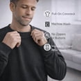 thumbnail image 3 of BILLIONHATS 12 Pack Mens Crewneck Sweatshirts in Bulk, Cotton, Wholesale Screenprinting Sweat Shirts For Men, Layer Shirt (Charcoal Gray, 3X-Large), 3 of 6