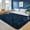 Navy Blue, variant on Dark Purple Area Rug for Living Room, 5x8 Fluffy Shaggy Rugs for Bedroom, Super Soft Fuzzy Carpet Rug for Girls Room Dorm Indoor Decor