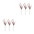 thumbnail image 4 of relayinert 3x Beautiful Artificial Flower Arrangements Realistic Appearance Wide Long-lasting Durability Artificial Flowers red 2Set, 4 of 6