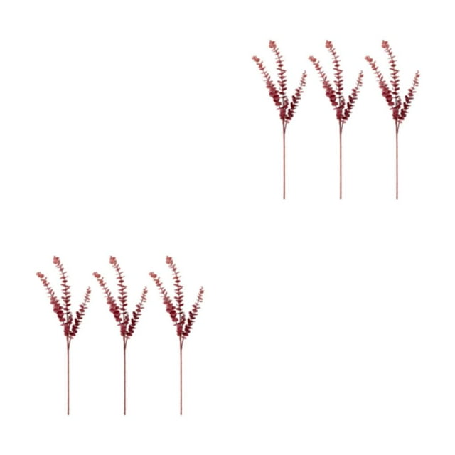 kurtrusly 3x Low Maintenance Artificial Flowers Enjoy Beautiful Decor Without Hassle red 2Set