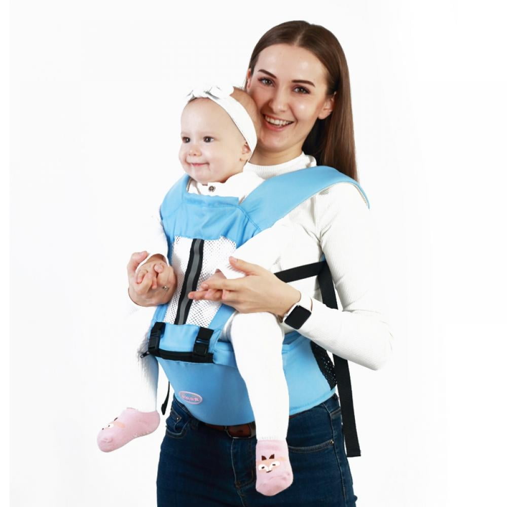 0-24M Summer Mesh Wrap Cradle Mom Nursing Infant Sling Hipseat Kids Baby Carrier 