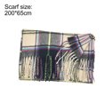 thumbnail image 2 of Fashion Long Shawl Big Grid Winter Warm Lattice Large Scarf, 2 of 5