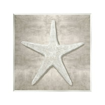 Stupell Industries Rustic Grey Starfish Nature Painting Unframed Art Print Wall Art, 12 x 12