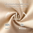 thumbnail image 6 of Women's High Waisted Underwear Cotton Soft Full Coverage Briefs Pantie, 6 of 6